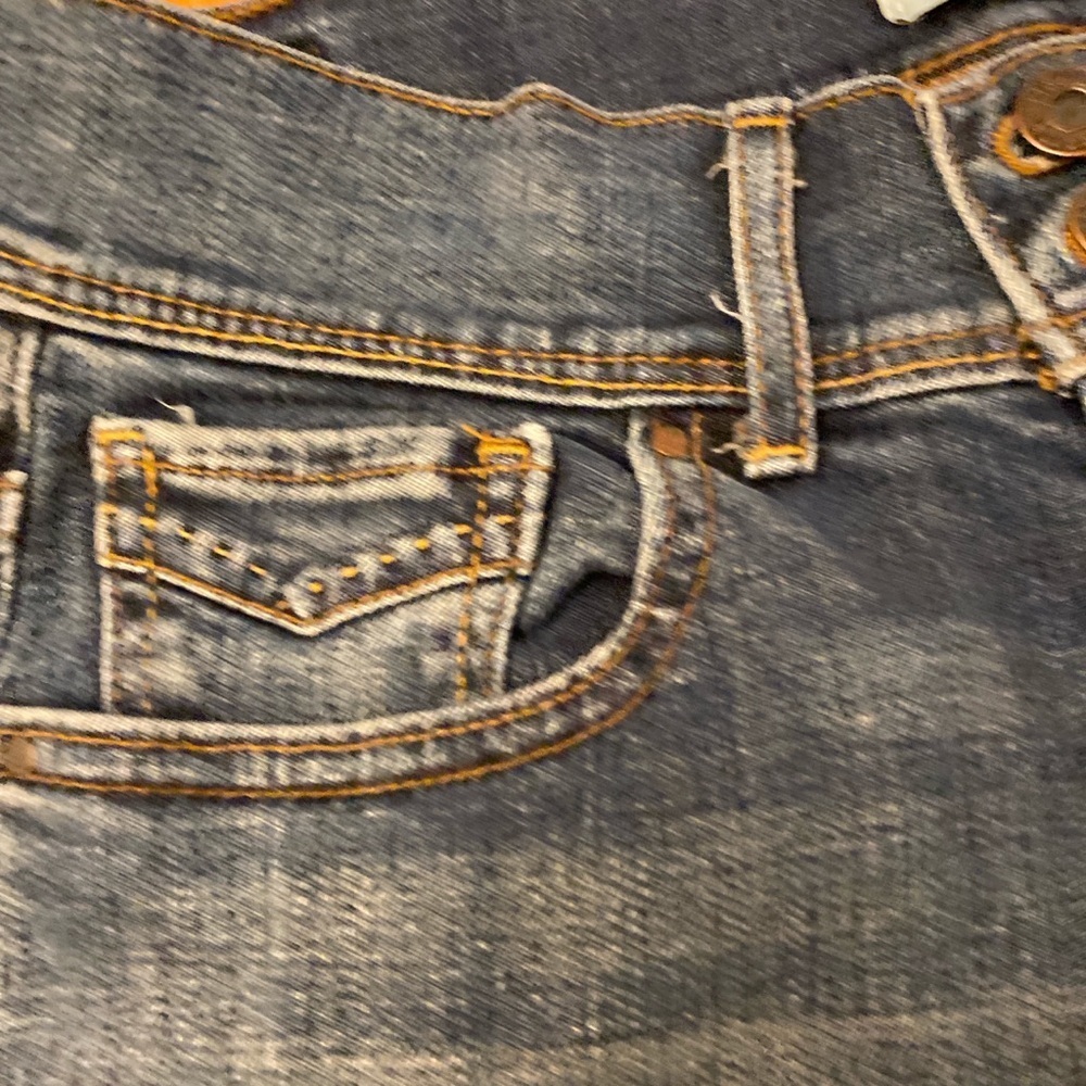 Levi's Dark Blue Denim Women's Shorts - Picture 3 of 8